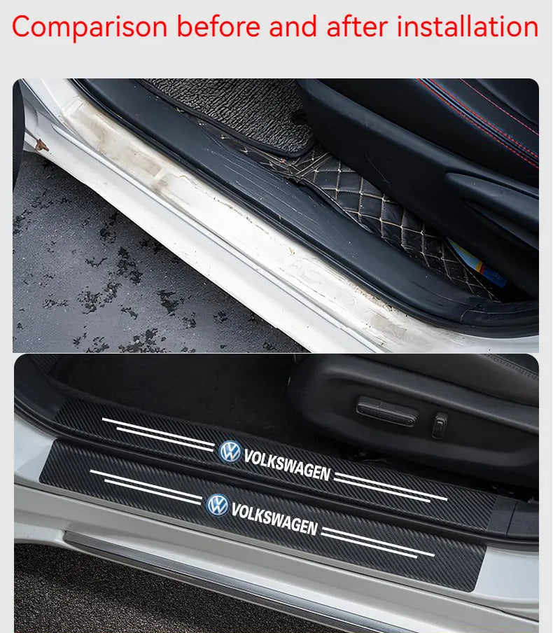 4D Carbon Fiber sticker for Car Door