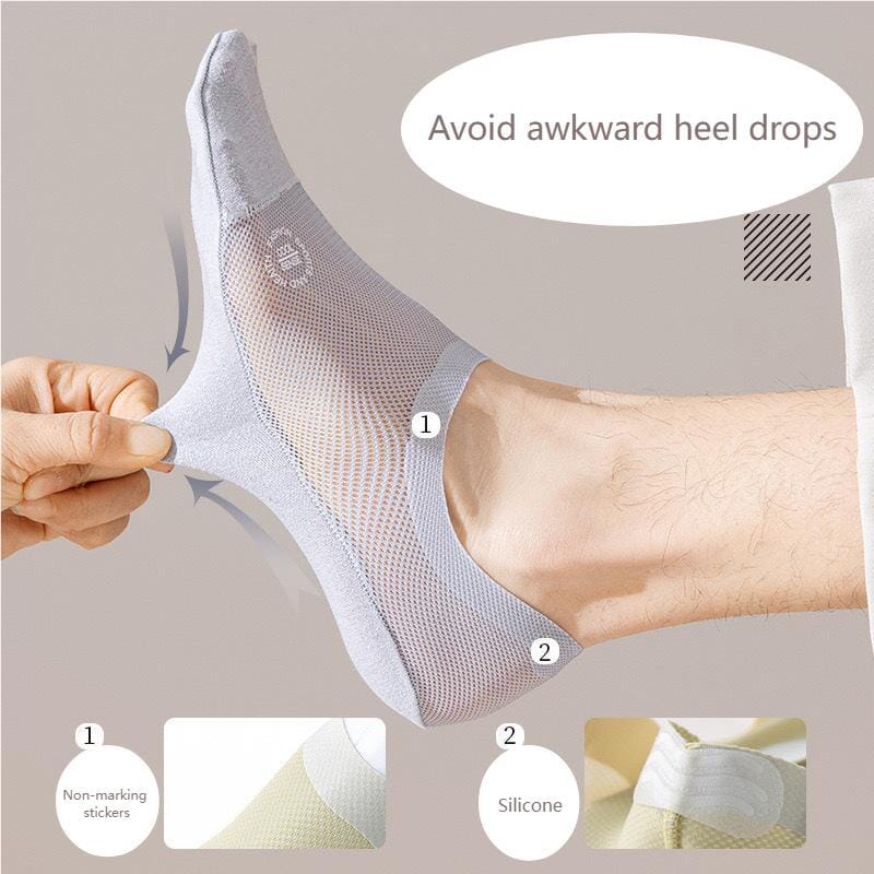 Ultra Thin Liner Non Slip No Show Socks