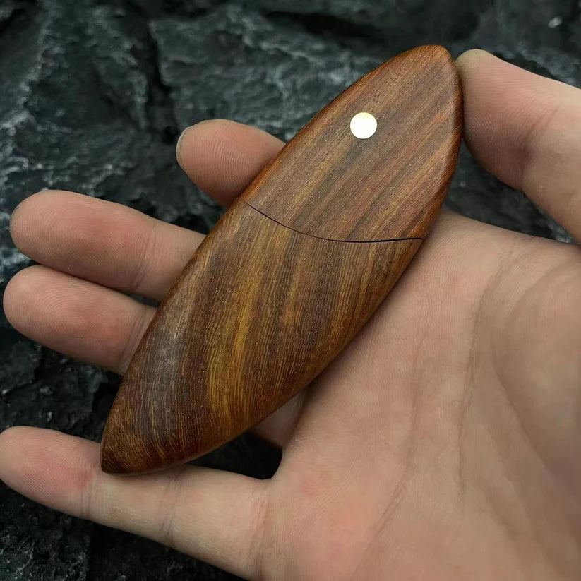 Wooden Fish Mini EDC Camping Knife Pocket Knife