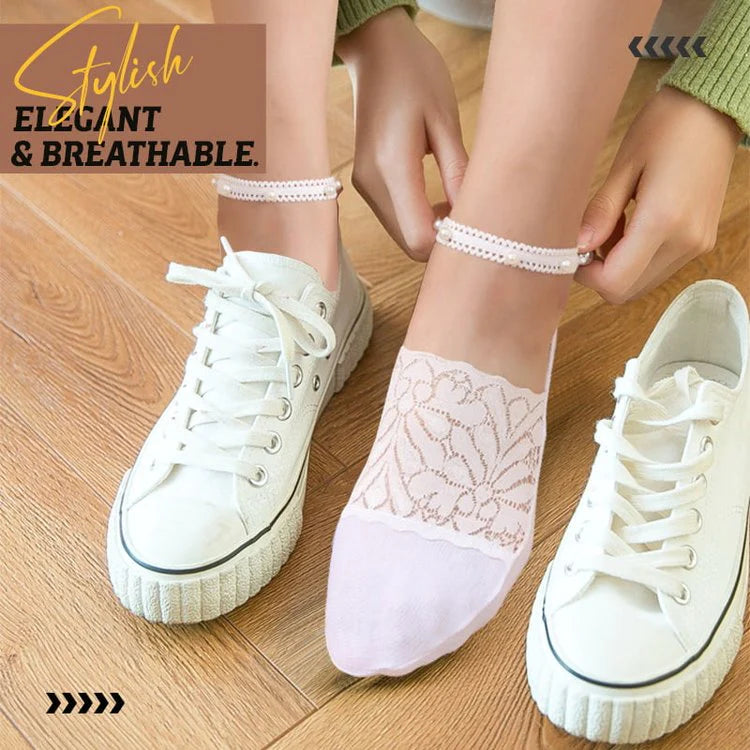 Pearl Lace Socks (Buy 1 Get 1 Pair Free)