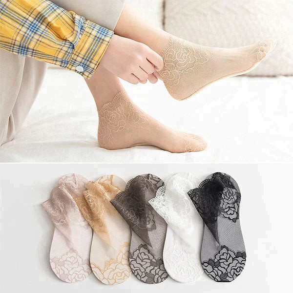 💋2024 NEW Ladies Fashion Lace Socks