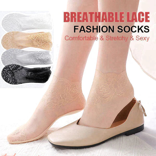 💋2024 NEW Ladies Fashion Lace Socks