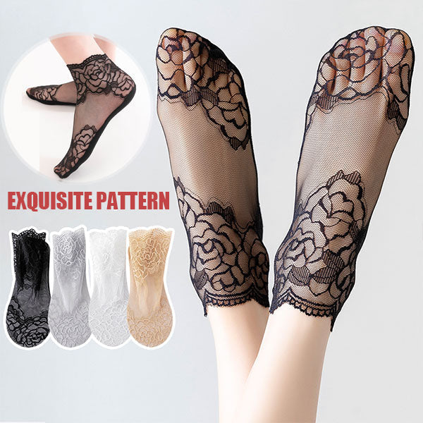 💋2024 NEW Ladies Fashion Lace Socks