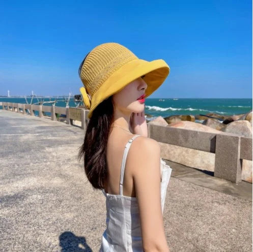 🔥Fashion Wide Brim Sun Hat🎁