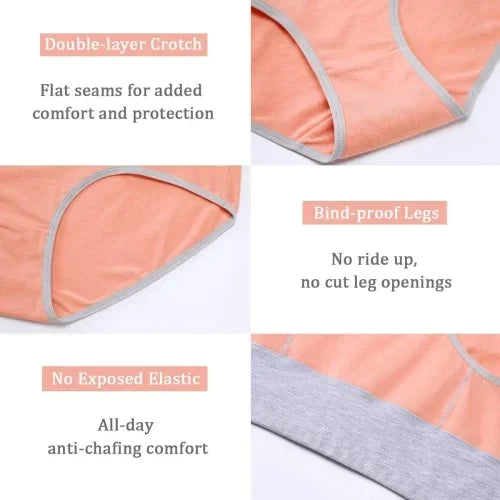 WOMENS COTTON BREATHABLE HIP LIFT PANTIES