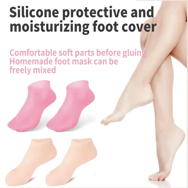 Moisturizing foot mask Protective and exfoliating silicone socks