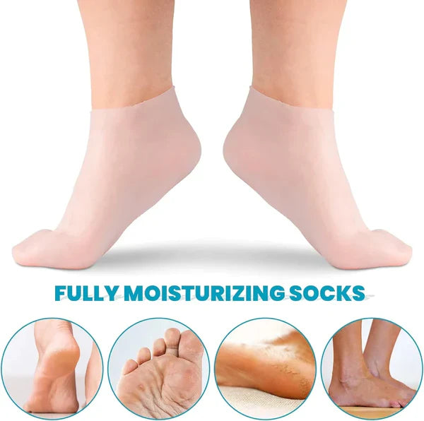 Moisturizing foot mask Protective and exfoliating silicone socks