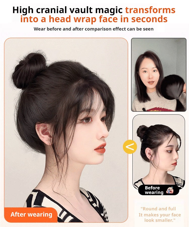 [High Cranial Top Artifact] Pomelo Peel Wig Wrap