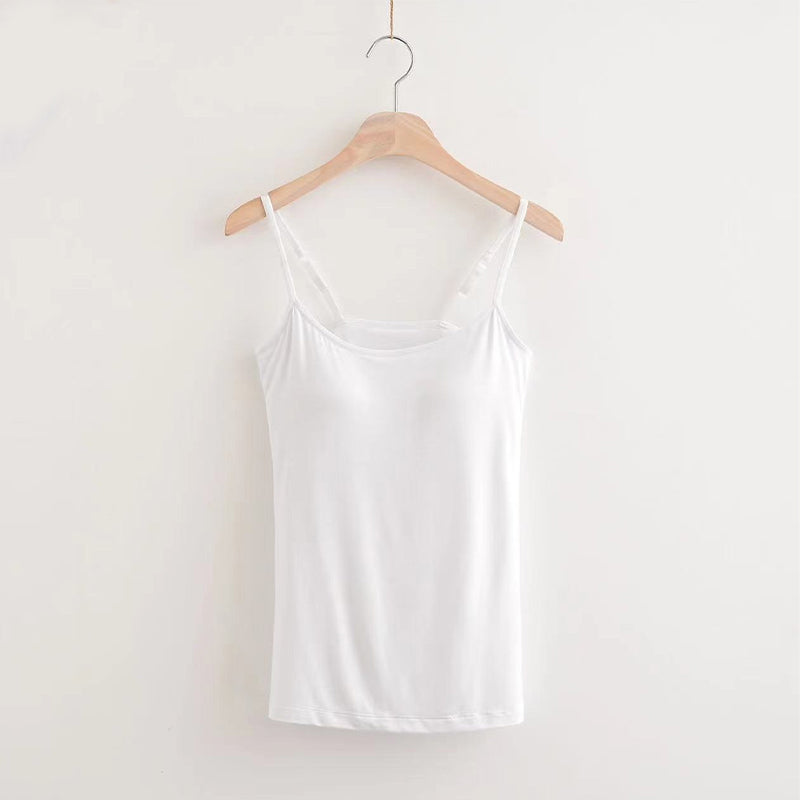 Loose-fitting Tank Top With Built-in Bra