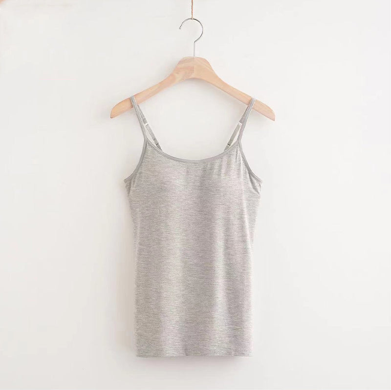 Loose-fitting Tank Top With Built-in Bra