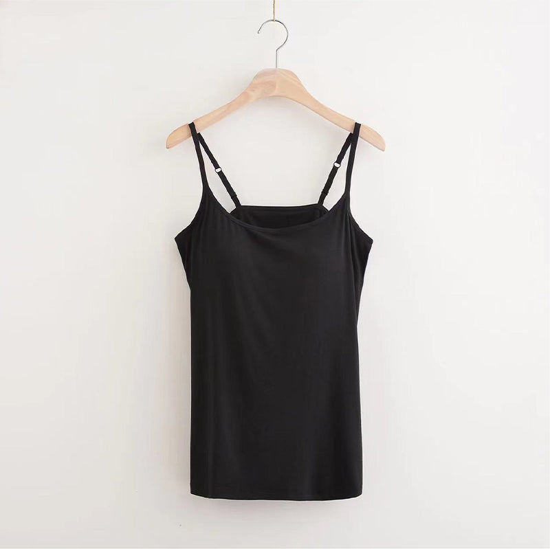 Loose-fitting Tank Top With Built-in Bra