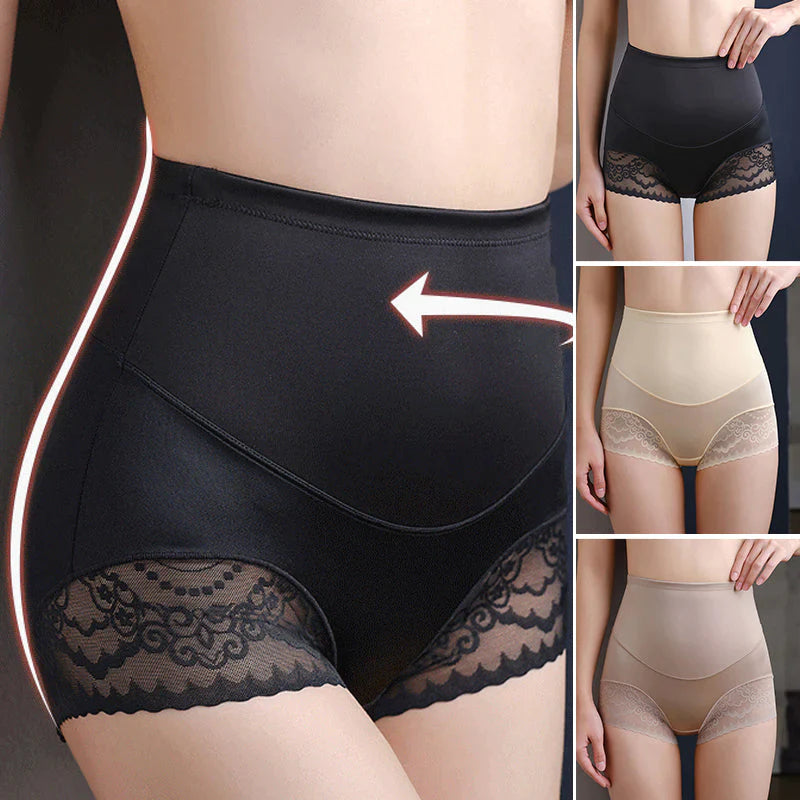 Hot style silky high waist panties