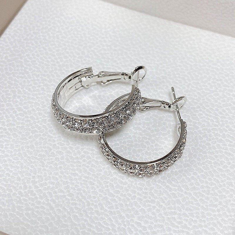 Sparkle Small Hoop Earrings