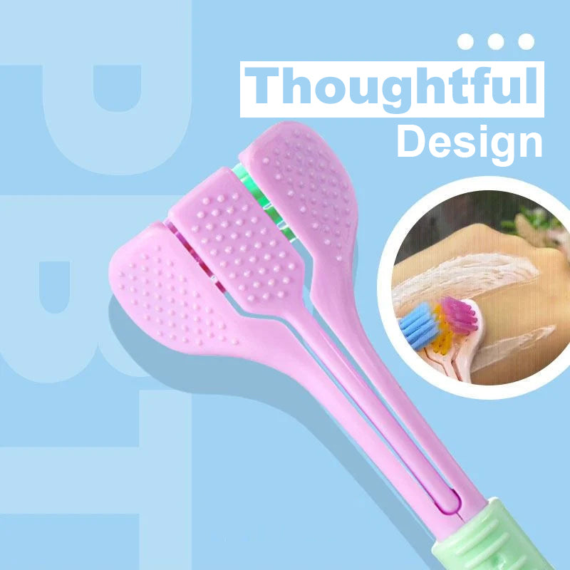 V-shaped Three-sided Toothbrush