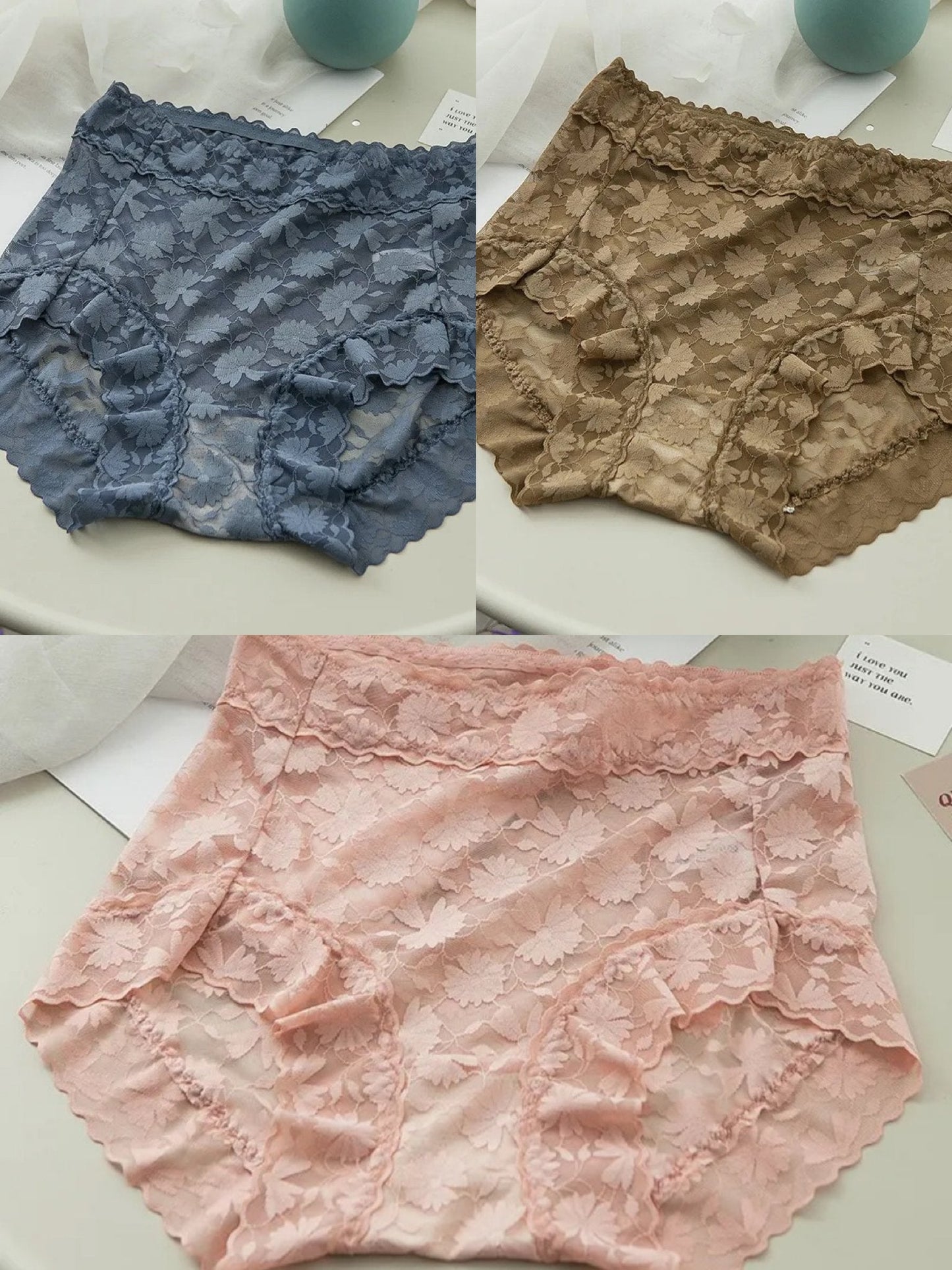 🔥2024 HOT SALE 🔥- Women High waist body-shape sexy lace panties