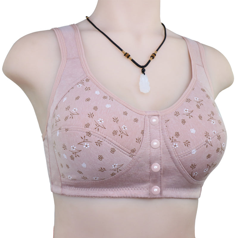 Convenient Front Button Bra