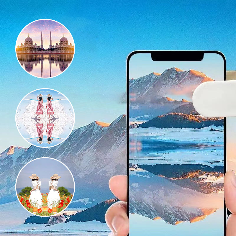 Smartphone Camera Mirror Reflection Clip Kit