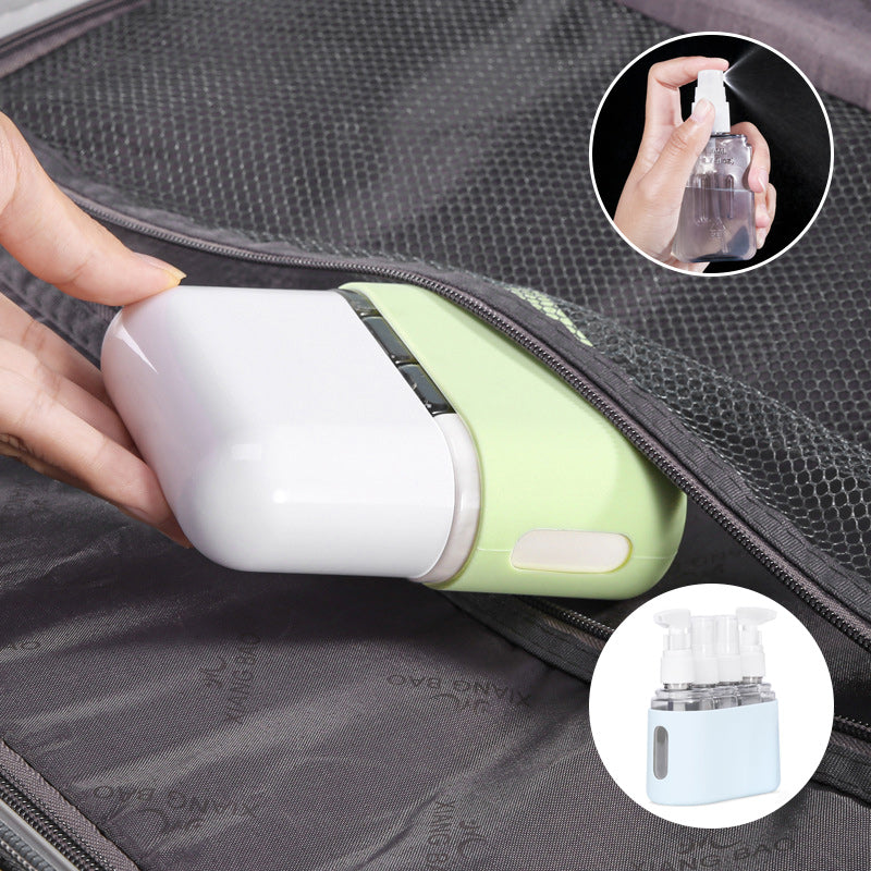 Portable Travel Bottle Set With Shampoo Dispenser