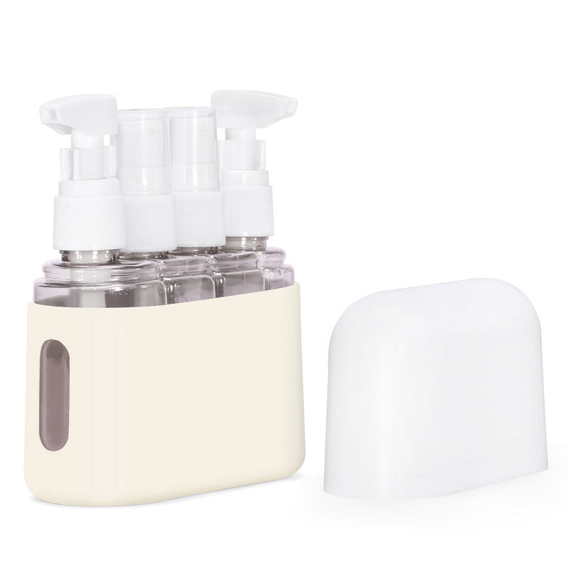 Portable Travel Bottle Set With Shampoo Dispenser